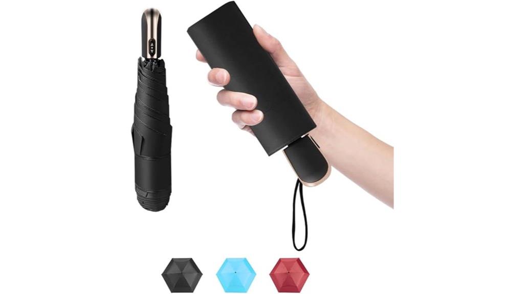 compact automatic travel umbrella