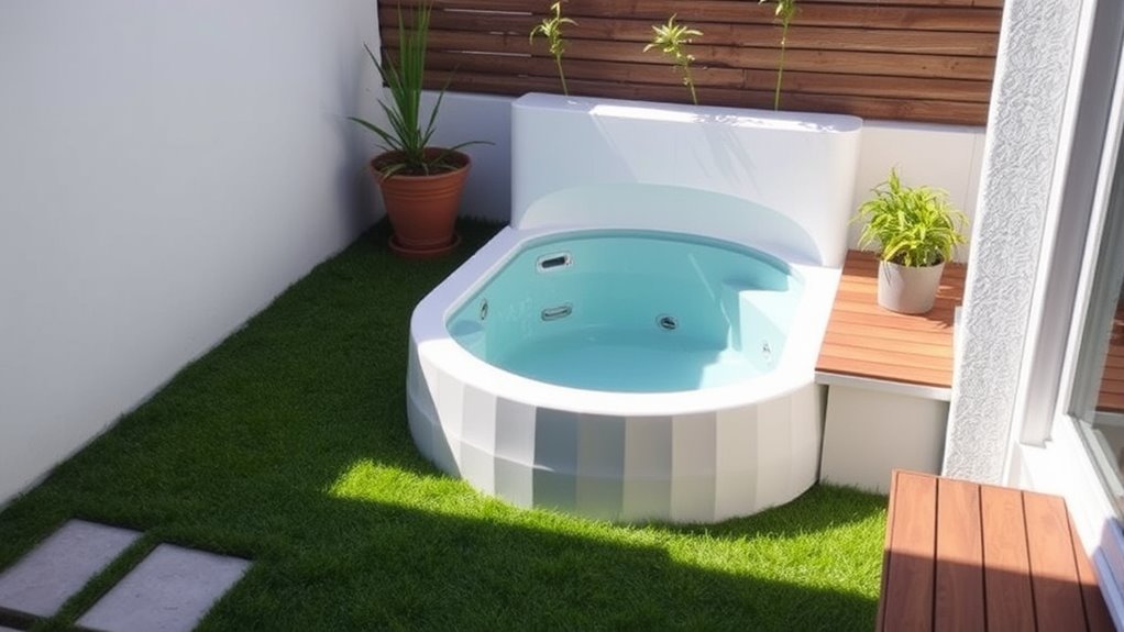 compact space efficient swimming solution