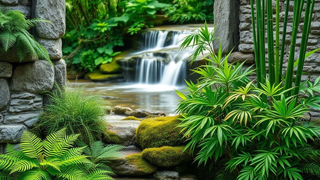 controlling waterfall noise levels