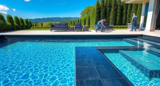 converting standard pool to vanishing edge