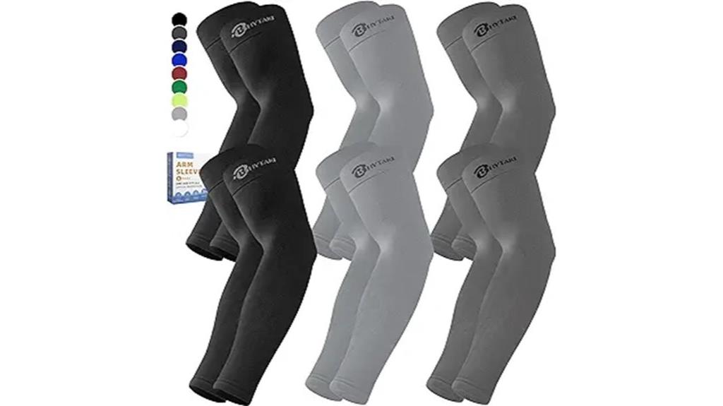 cooling compression arm sleeves