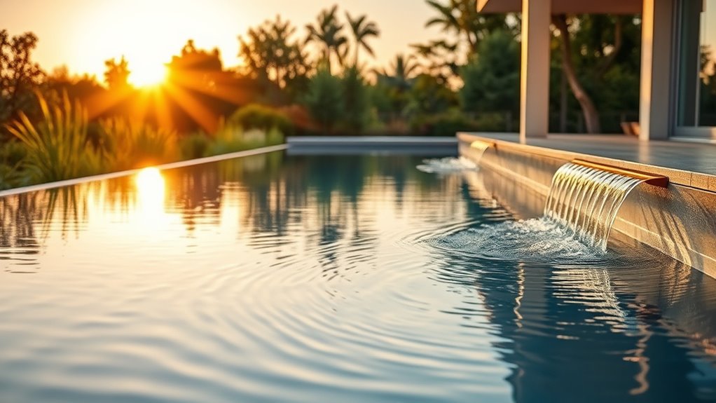 create reflective pool illusions