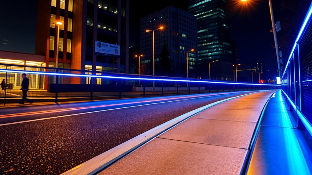 creative lighting enhances public spaces