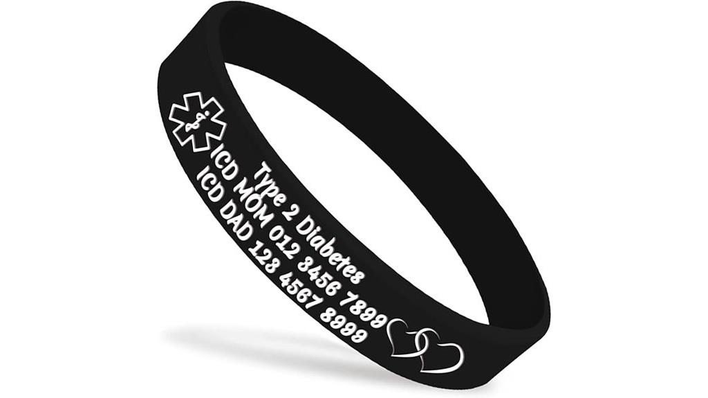 custom medical alert bands