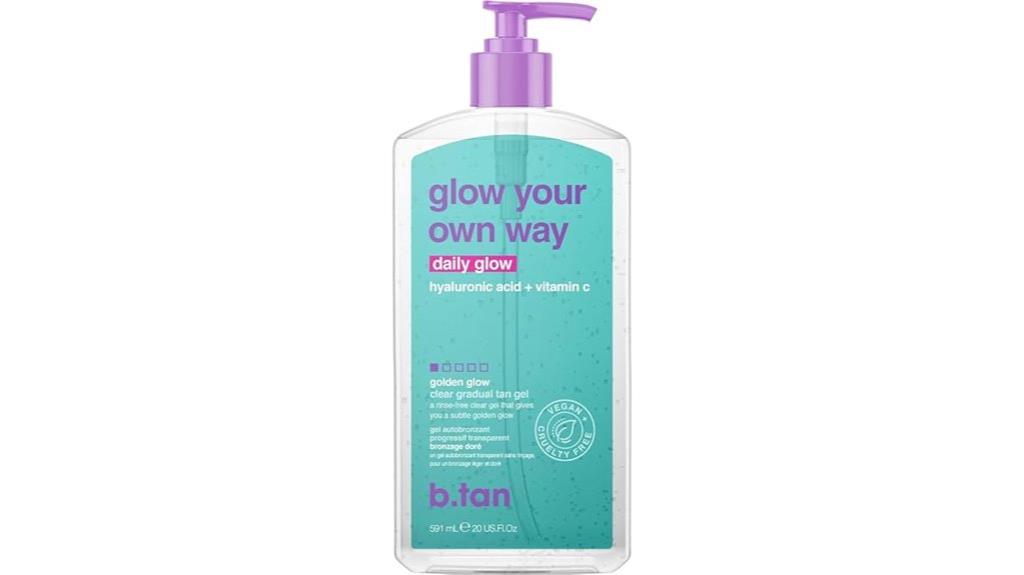 daily self tanner gel