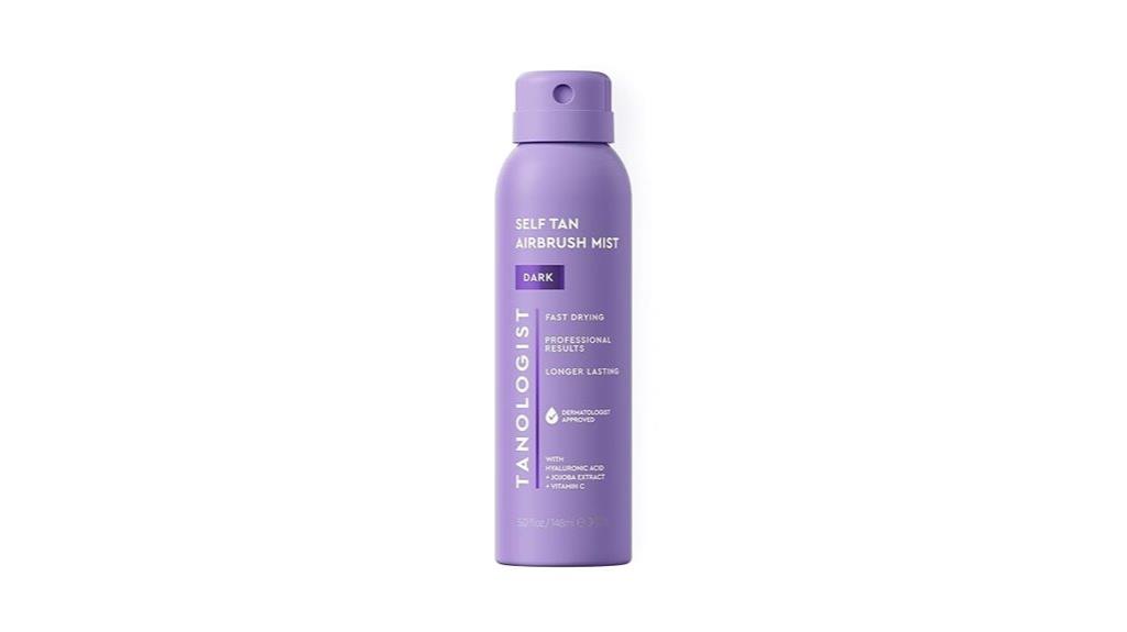 dark airbrush self tan