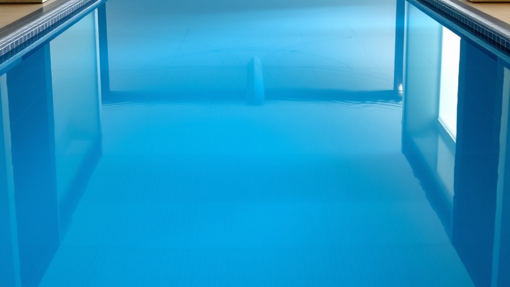 dark and light water reflections