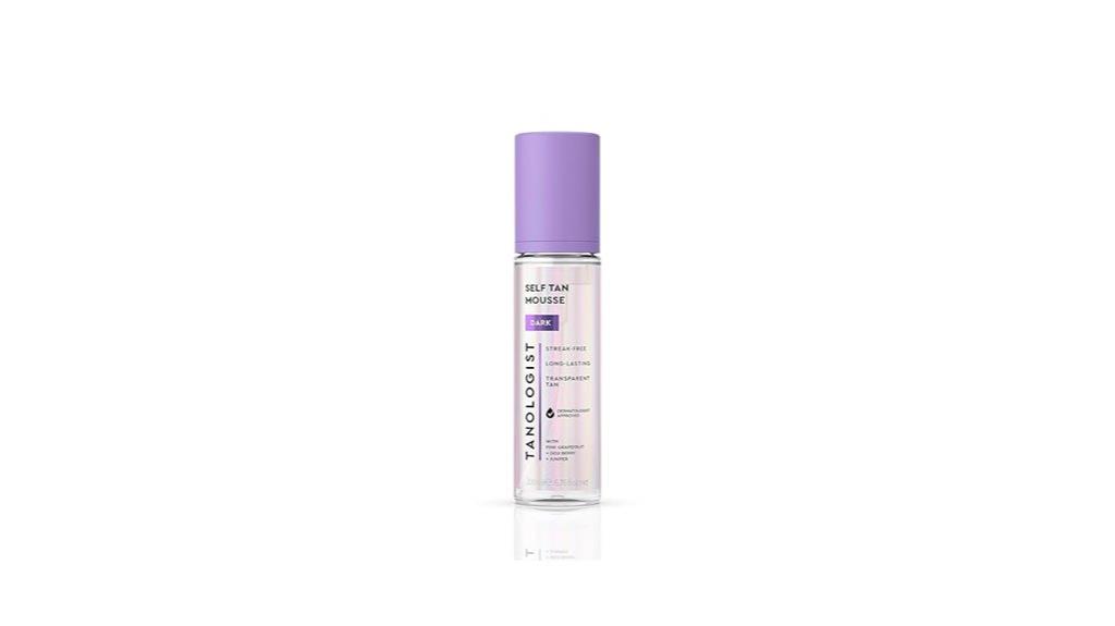 dark mousse for tanning