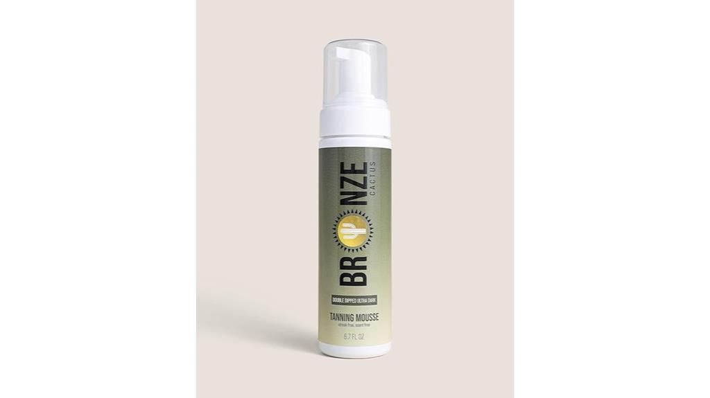 deeply bronzing self tanner