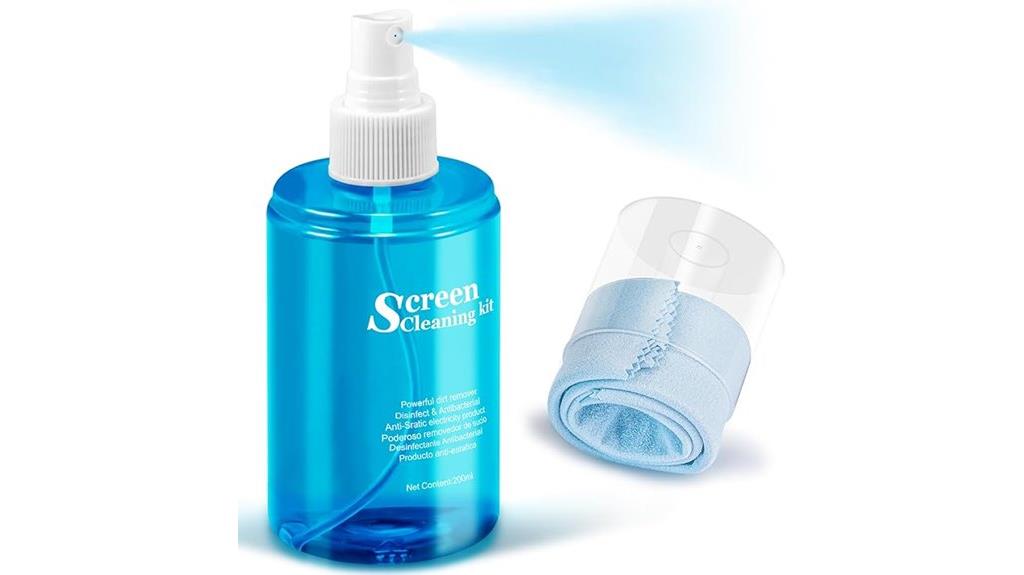 device screen cleaning spray