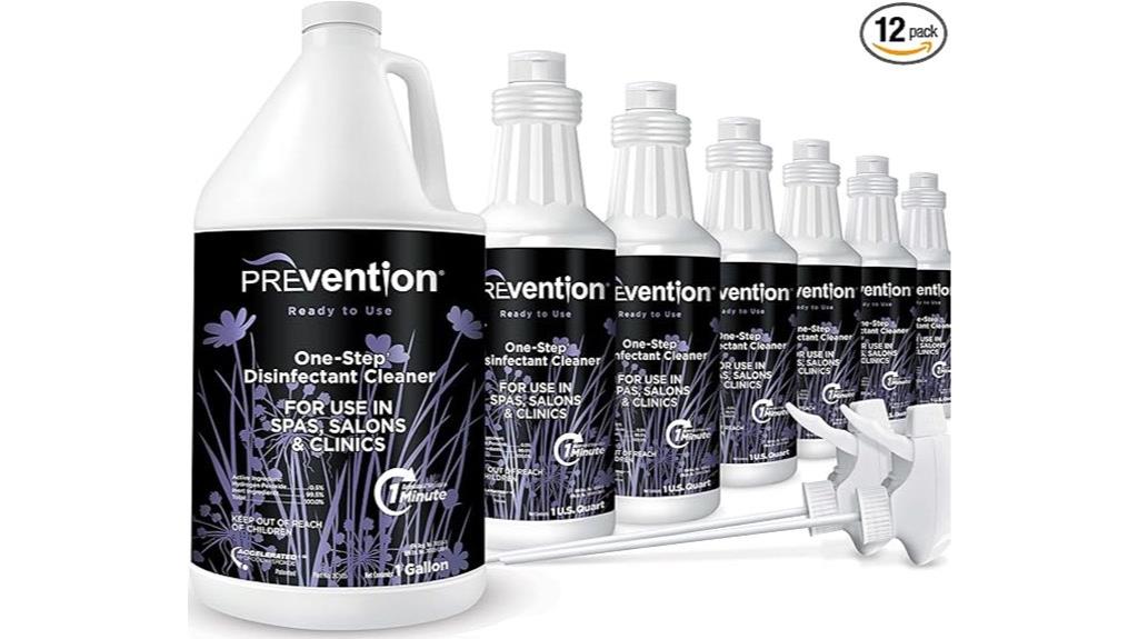 disinfectant gallon and sprays
