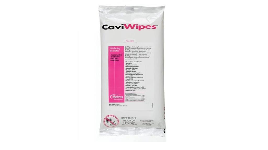 disinfectant wipes pack of 45