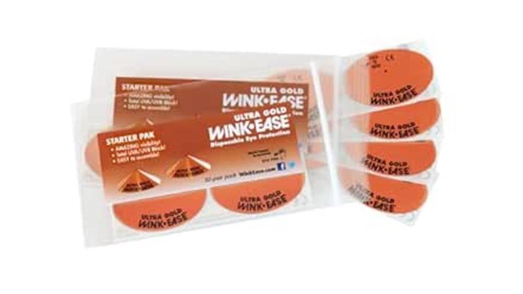 disposable eye protection pack