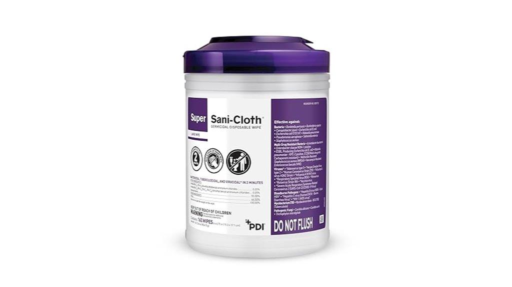 disposables surface disinfectant wipes