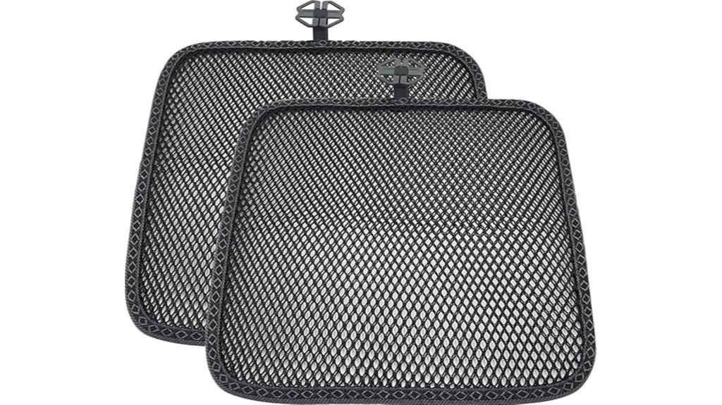 dual breathable mesh cushions
