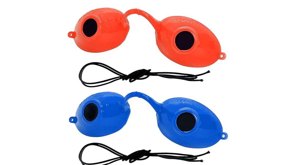 dual uv tanning goggles