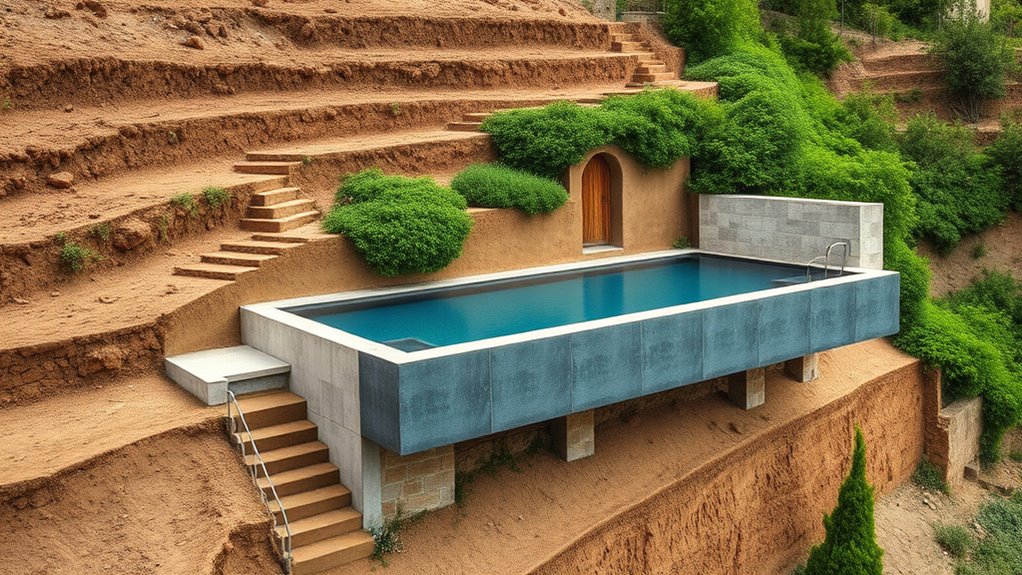 durable hillside construction materials