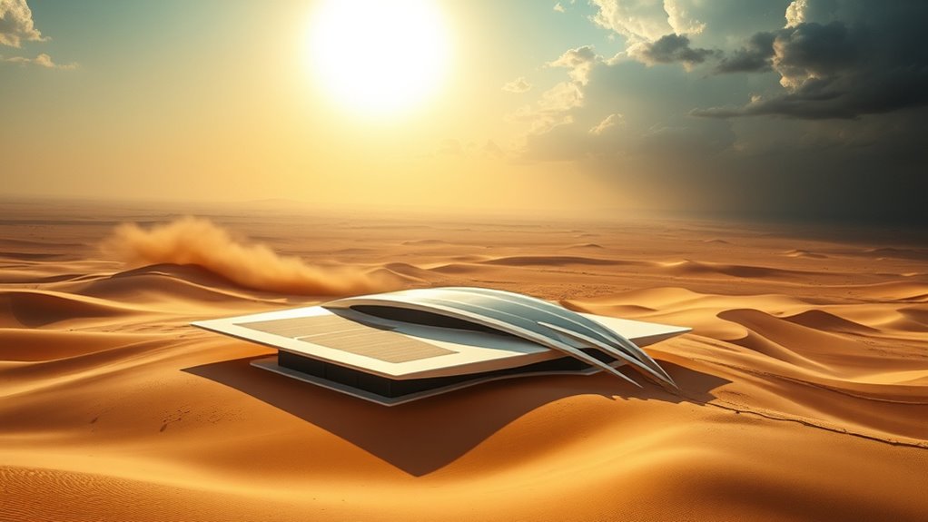 dust resistant desert infrastructure