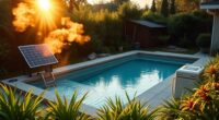 economical endless pool heating
