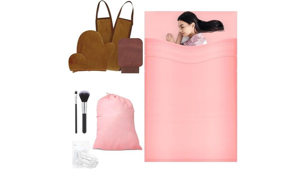 eight piece tanning kit