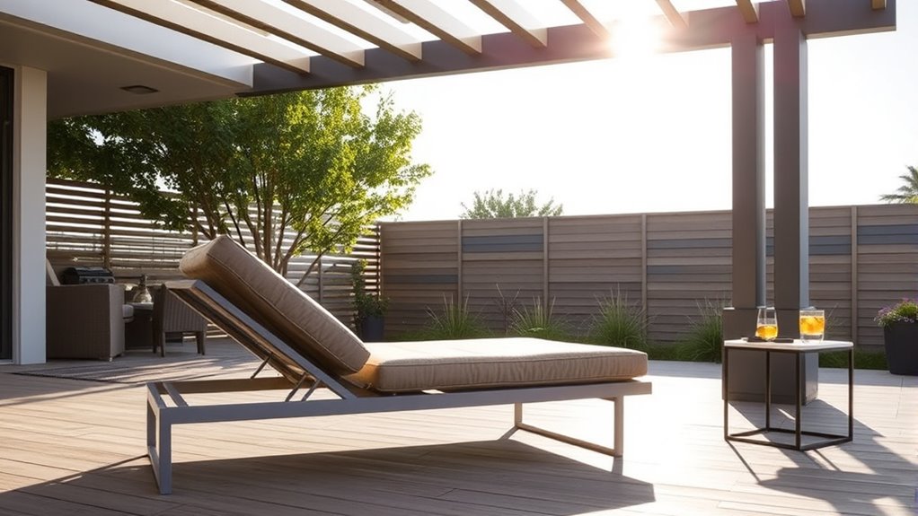 elegant outdoor lounging solution