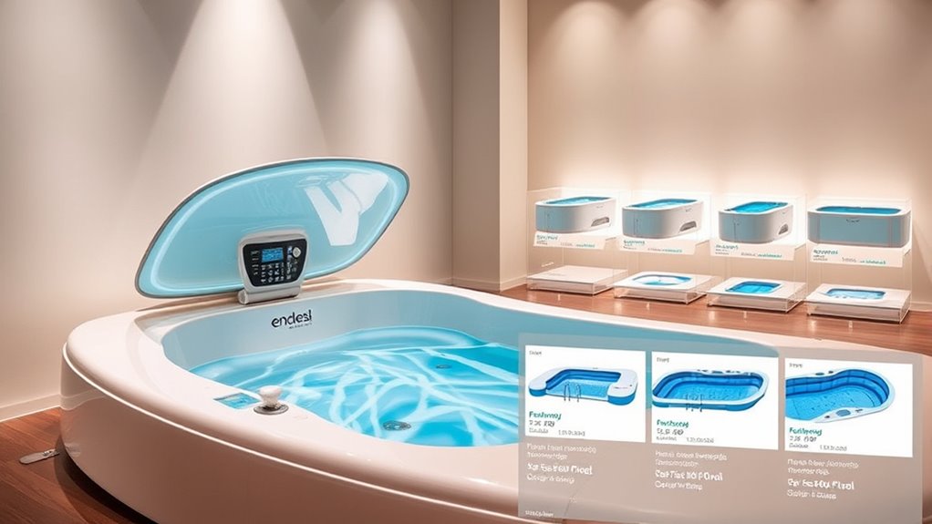 endless pool model options