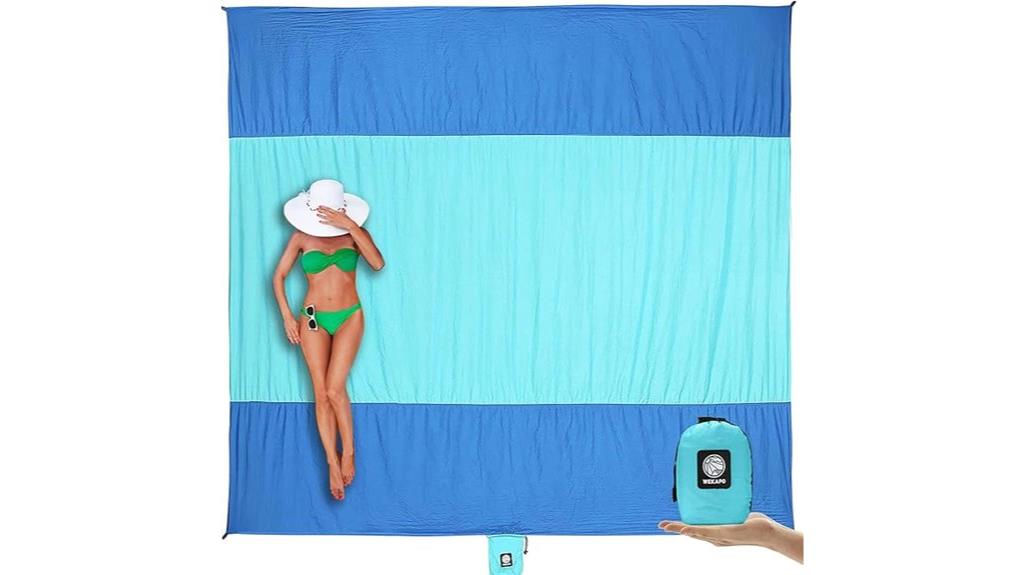 extra large waterproof beach mat