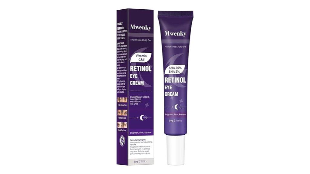 eye cream reduces dark circles