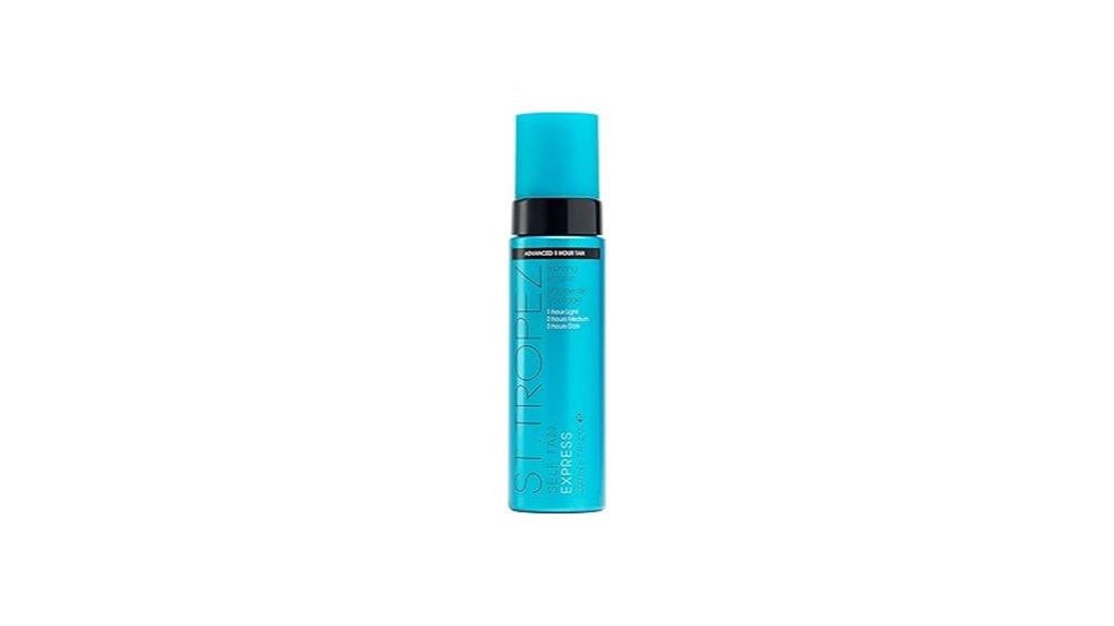 fast acting tanning mousse