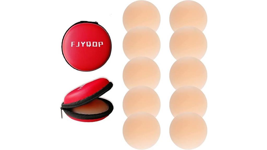 five pair silicone nipple covers