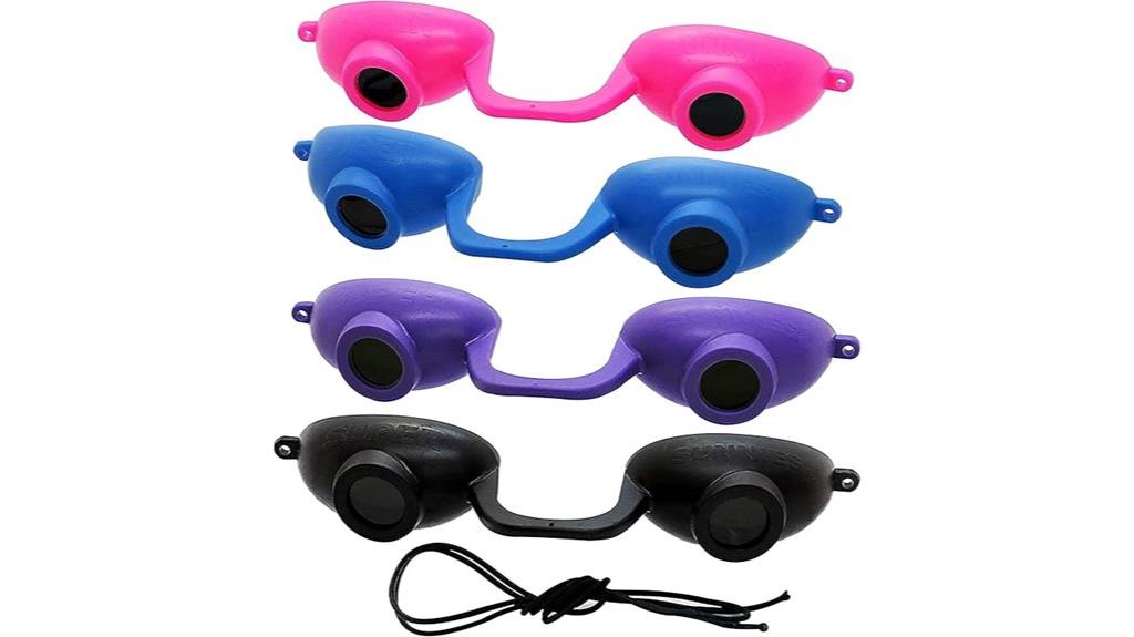 four pack tanning goggles