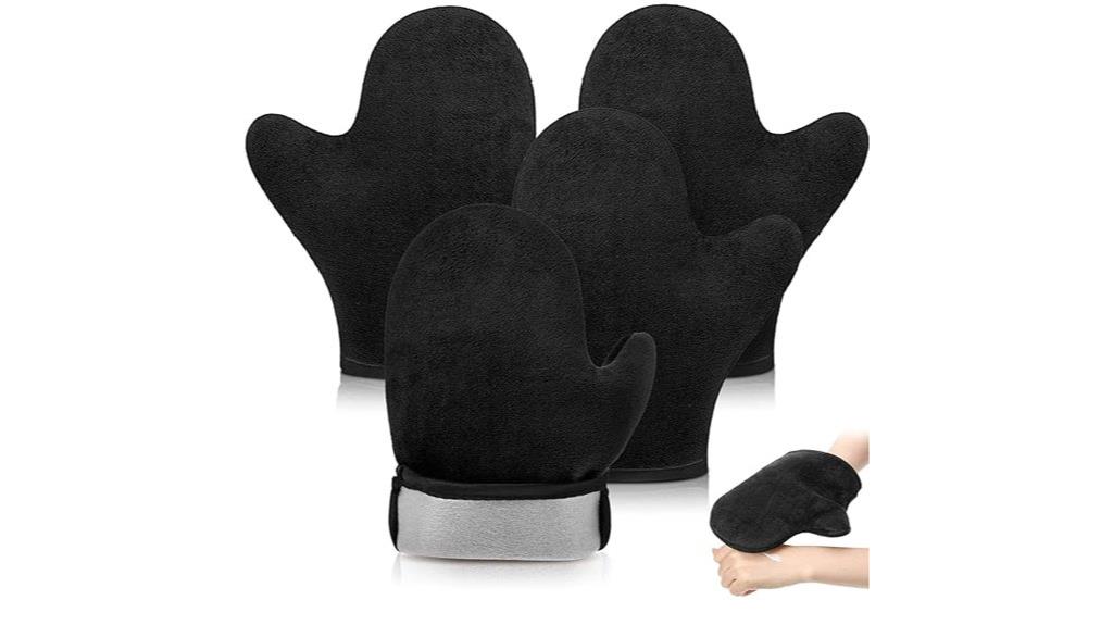 four pack tanning mitts