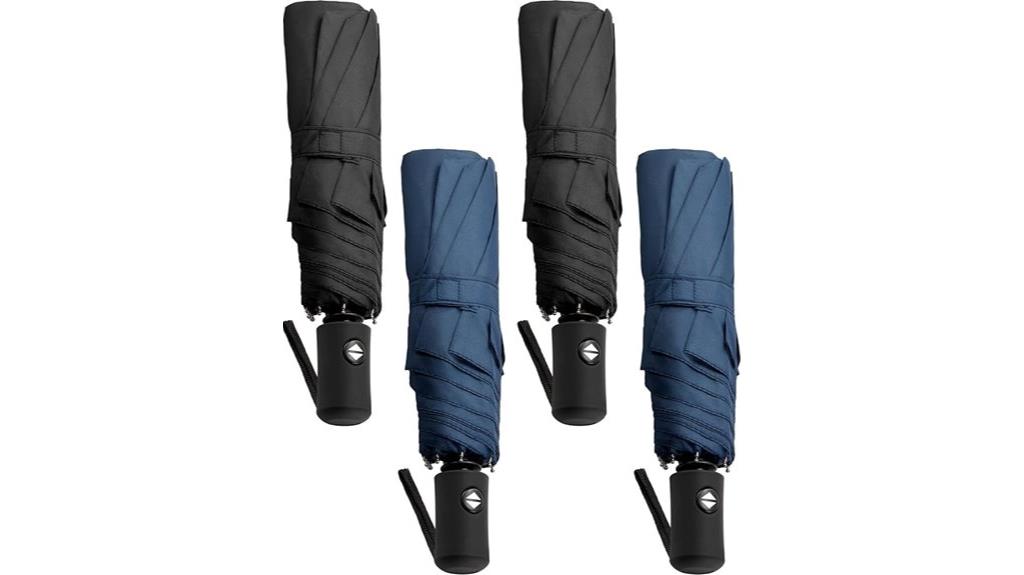 four pack travel umbrellas