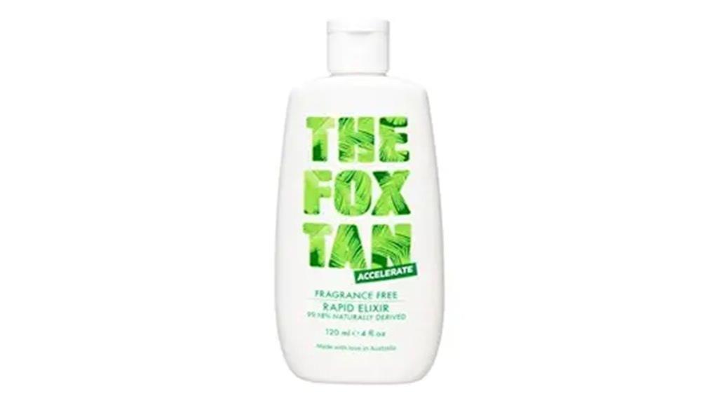 fragrance free tanning elixir