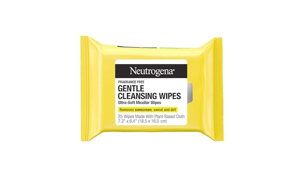 gentle facial cleansing wipes