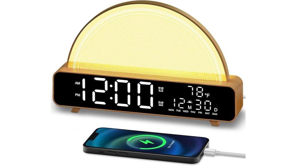 gentle wake light sounds