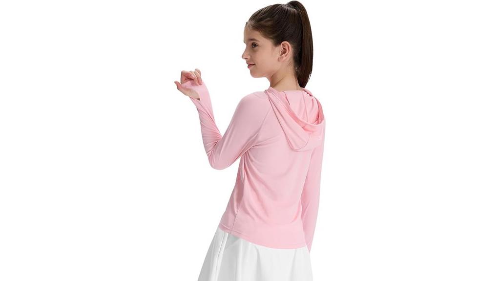 girls uv protect swim shirts