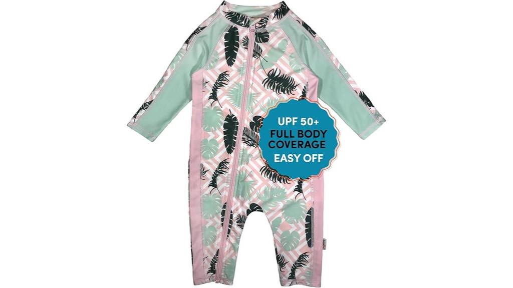 girls uv protective swimsuit