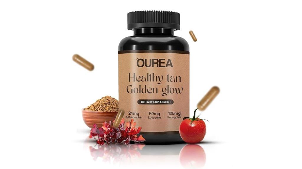 golden glow tanning pills