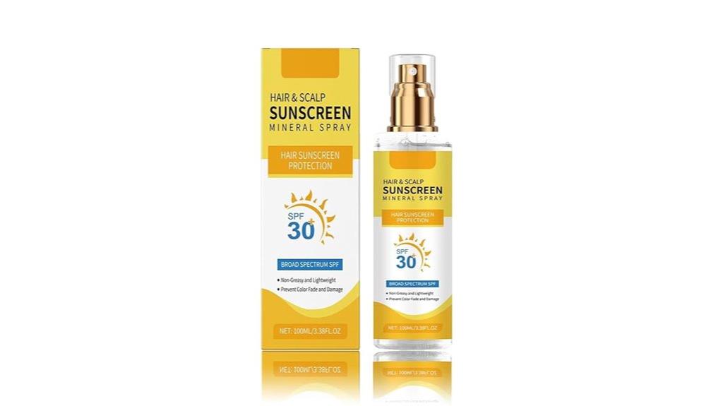 hair scalp uv protection