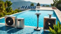heating options for endless pool