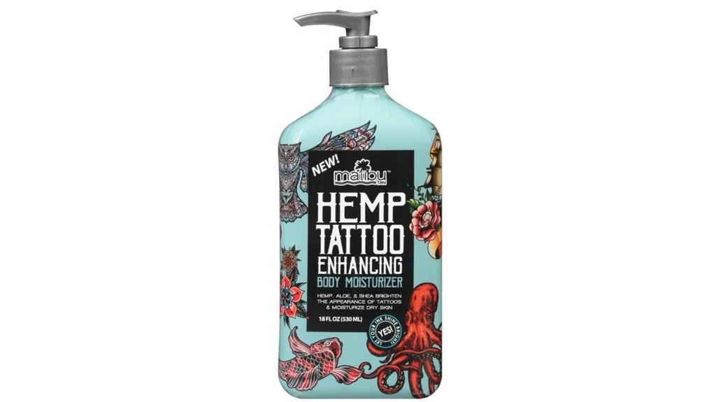 hemp infused moisturizing lotion