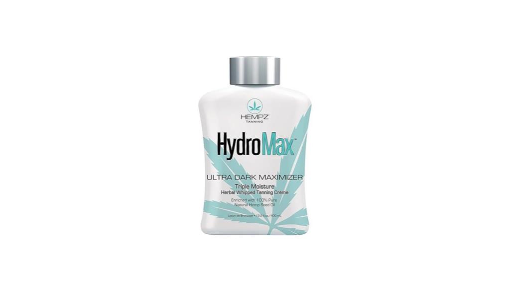 herbal moisturizing tanning lotion