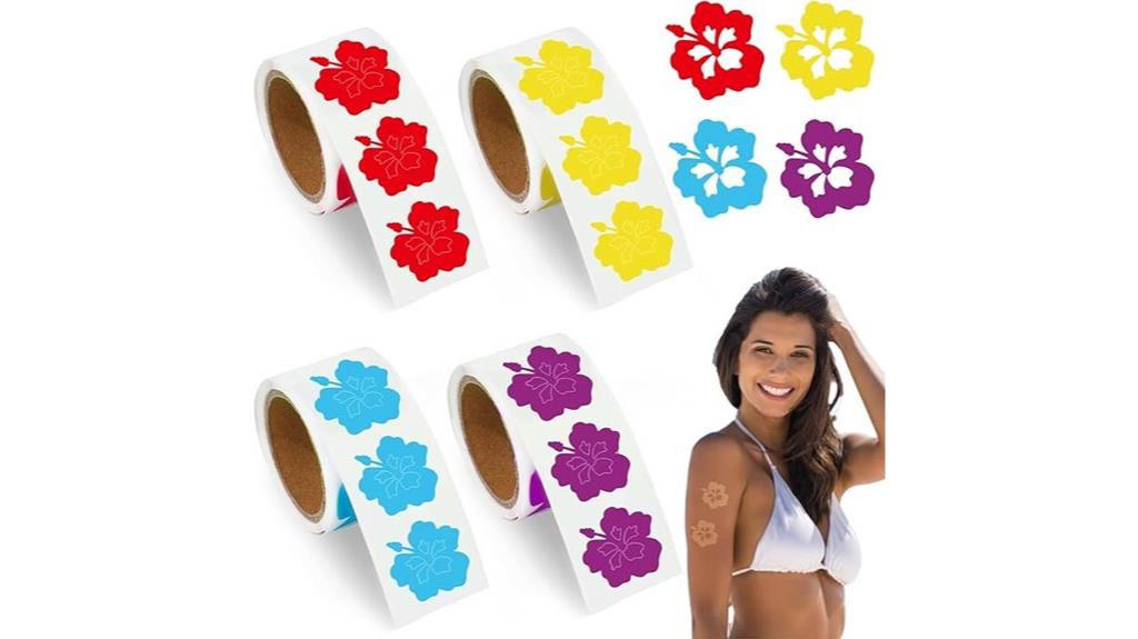 hibiscus sun sticker pack