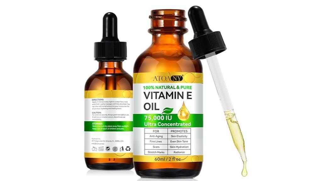 high dose vitamin e oil