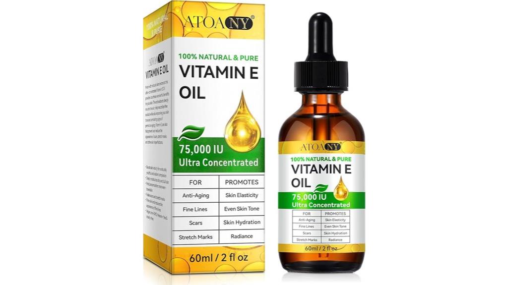 high dose vitamin e oil