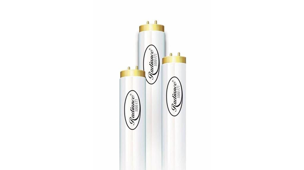 high intensity tanning lamp pack