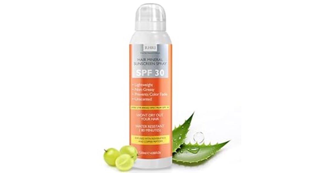 high spf hair sunscreen
