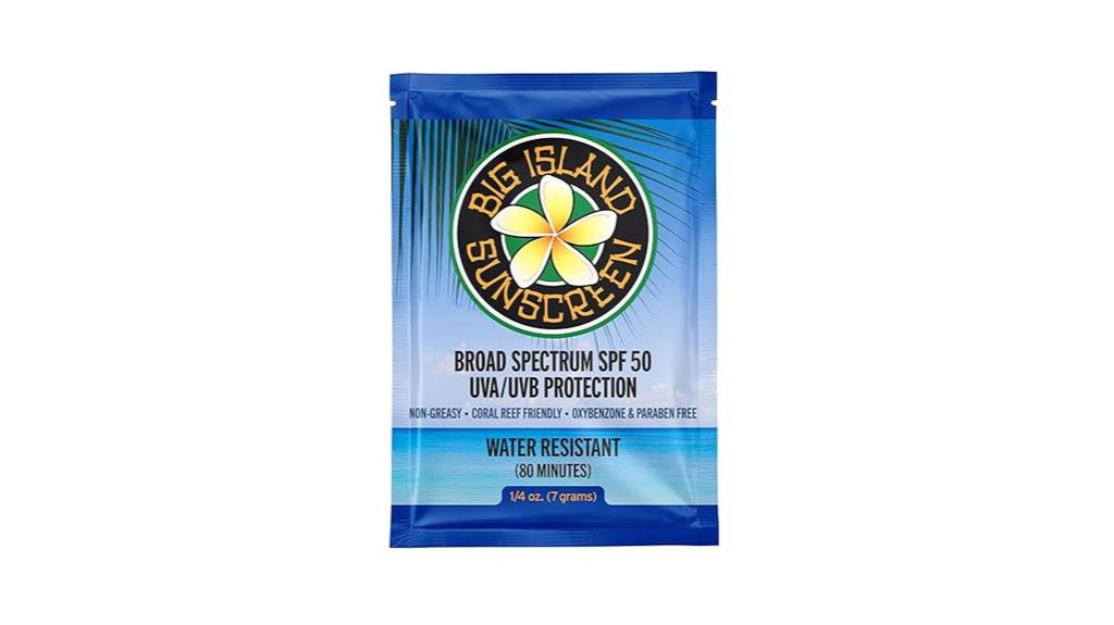 high spf island sunscreen