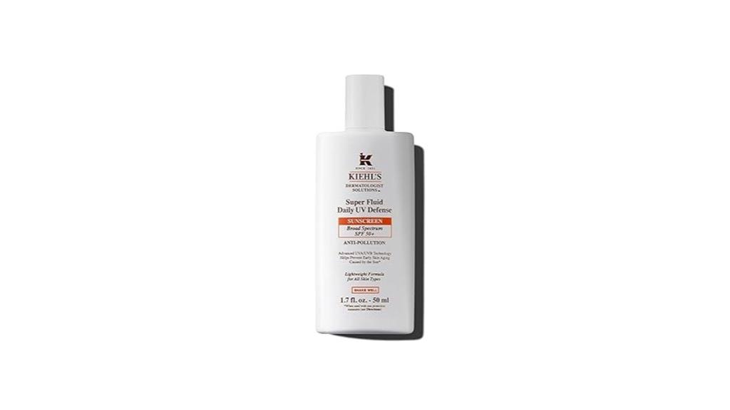 high spf lightweight sunscreen